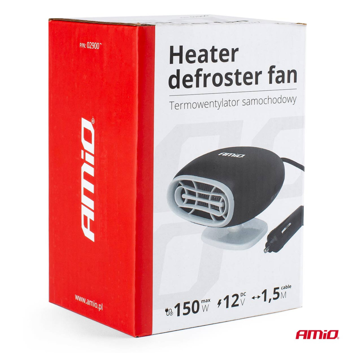 Car heater with fan 12V 150W AMIO-02900