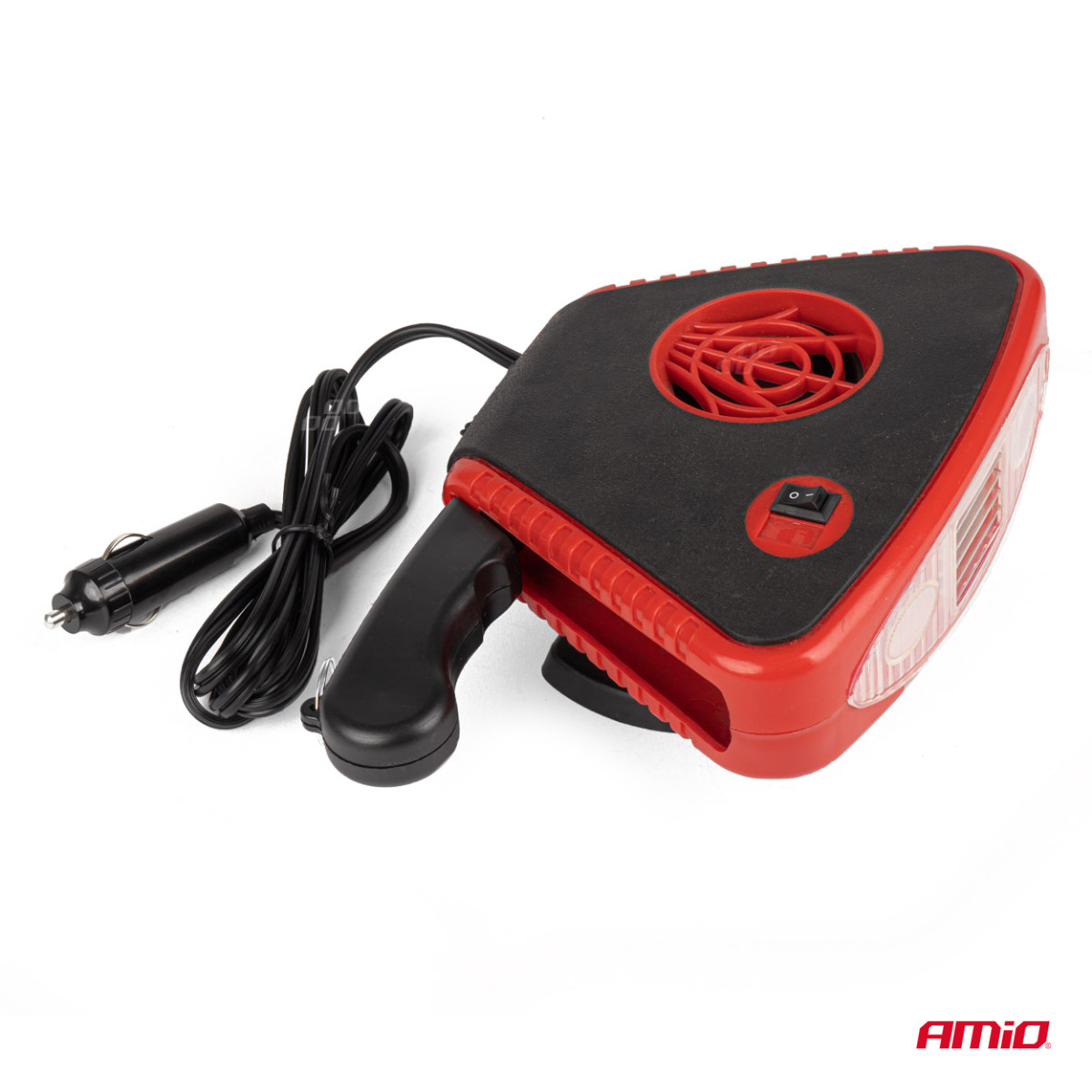 Car heater with fan and lamp, 12V
