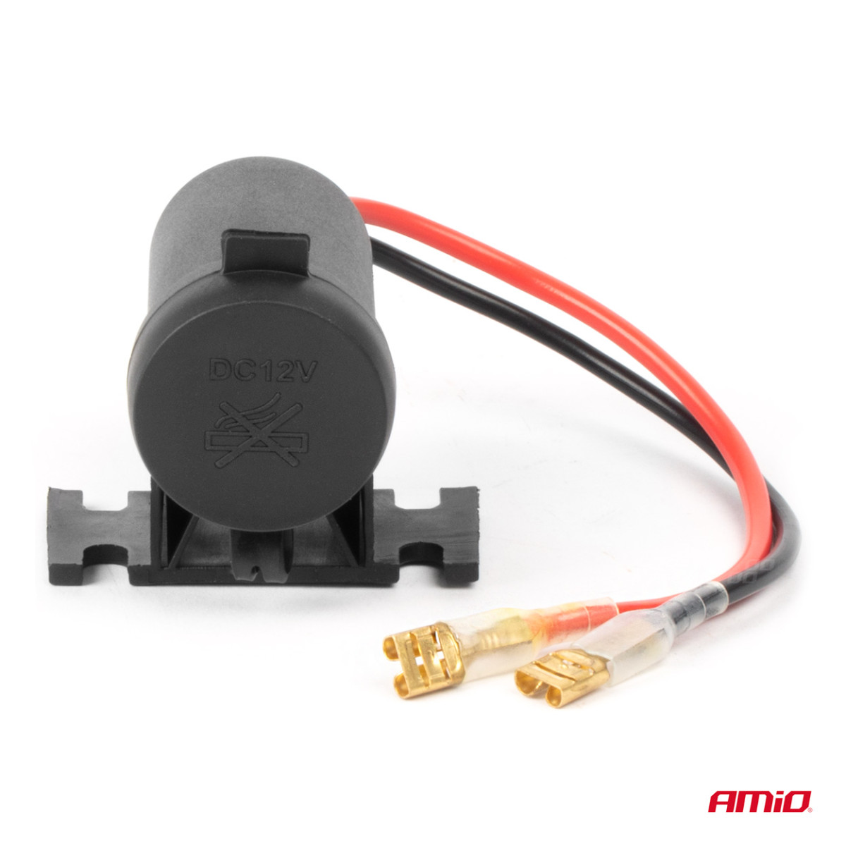 Hermetic car power socket 12/24V AMIO-04129