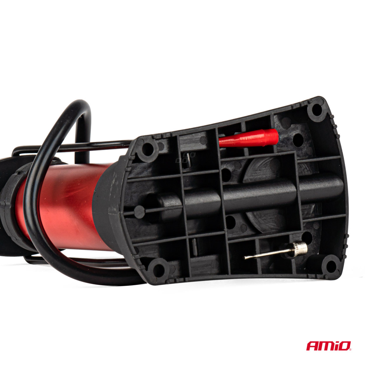 Mini foot pump with pressure gauge PU03, AMIO-02147 