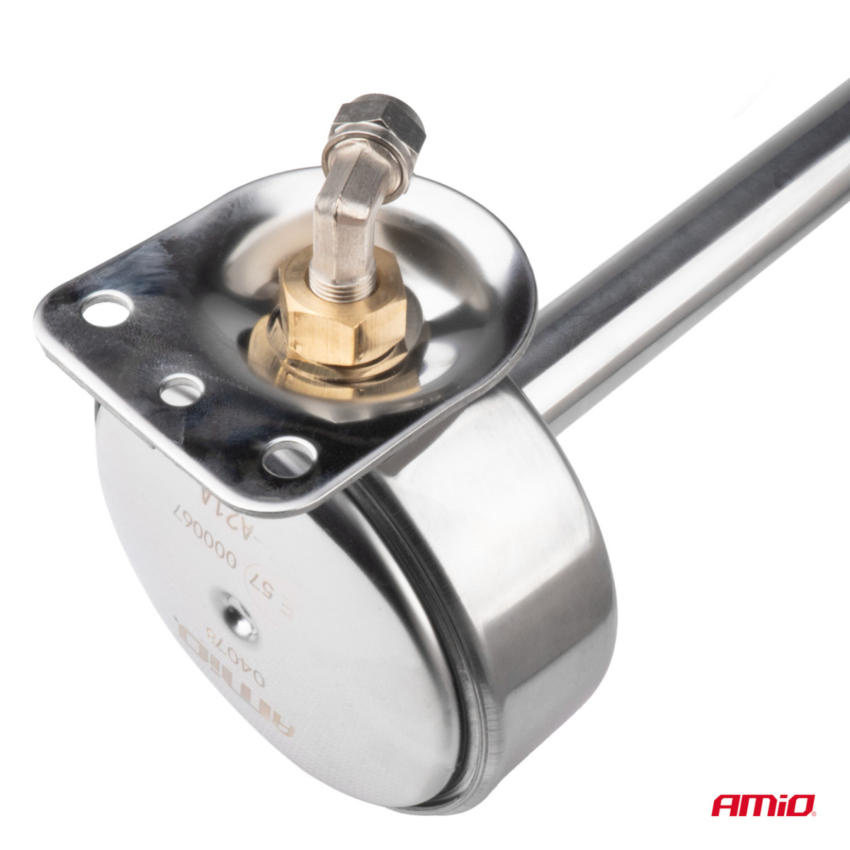 Horn – chrome, 620 mm, 115 dB, 12/24V, LowTone, AMIO-04078