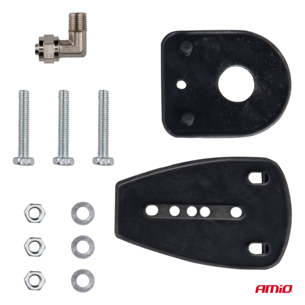 Horn – chrome, 620 mm, 115 dB, 12/24V, LowTone, AMIO-04078