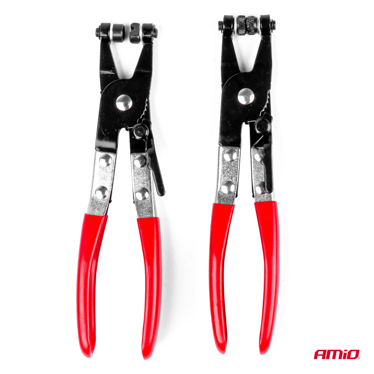 Hose clamp pliers, set of 9 pcs., AMIO-03230