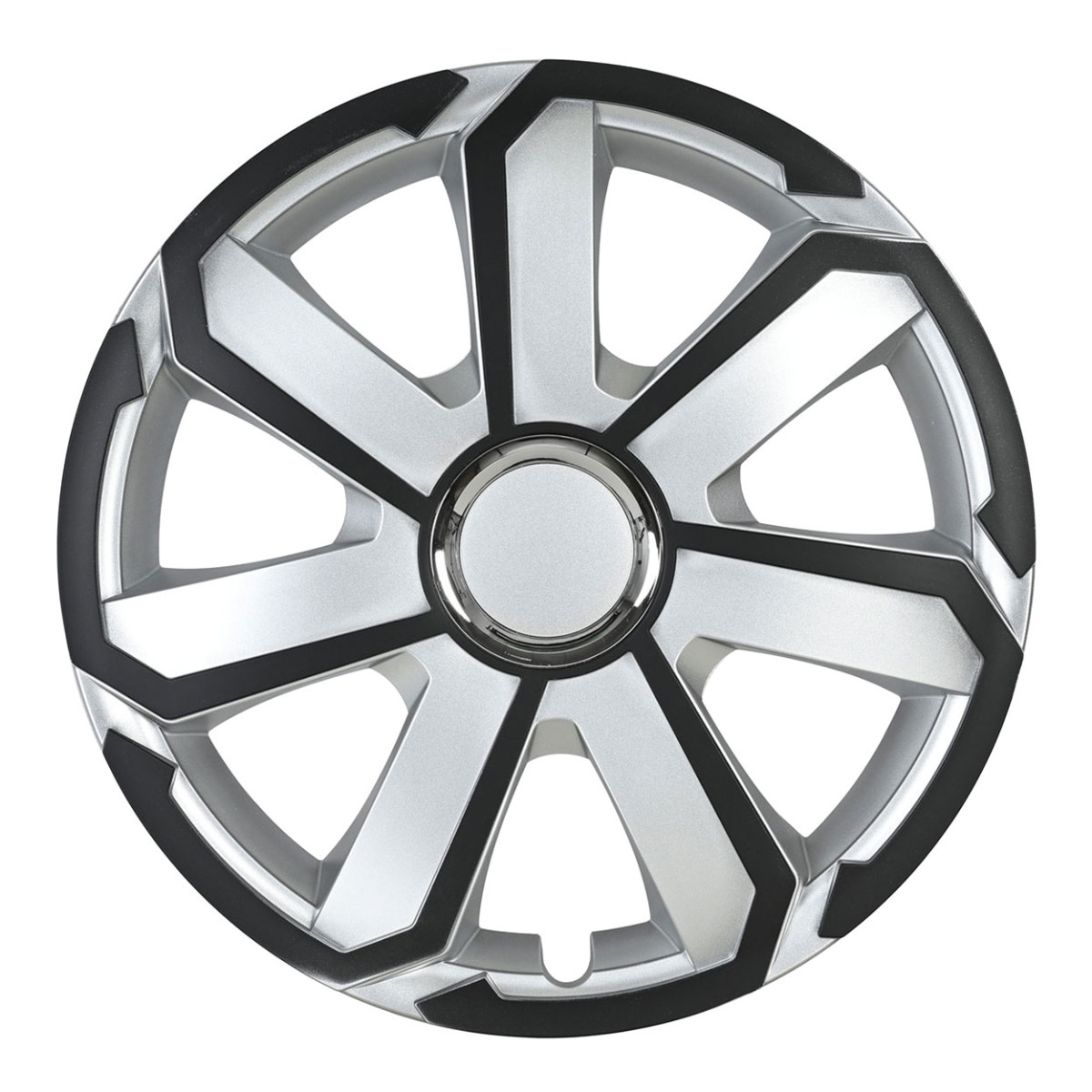 Wheel cover 1 pc. AEROSPIN, silver and black 16" 