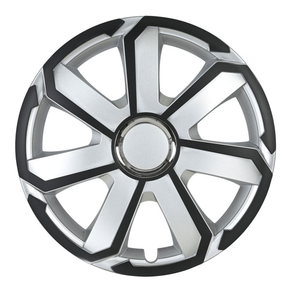 Wheel cover 1 pc. AEROSPIN, silver and black 16" 