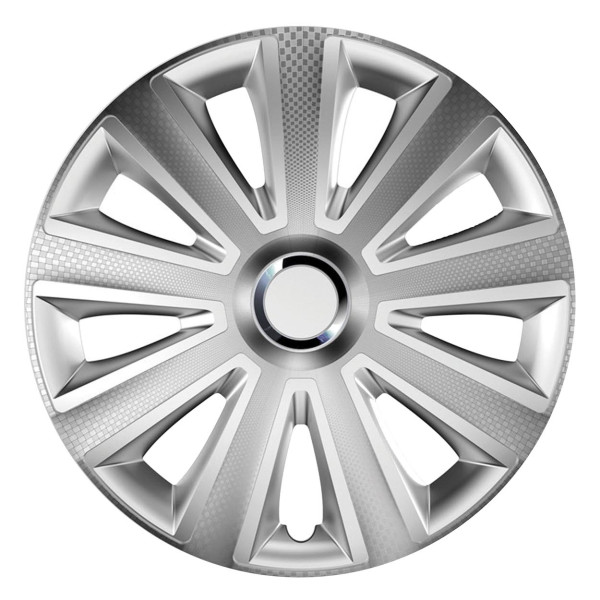 Wheel cover 1 pc. Aviator RC, Carbon silver 14"