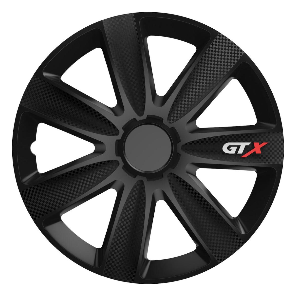 Wheel cover 1 pc. GTX, Carbon black 15"
