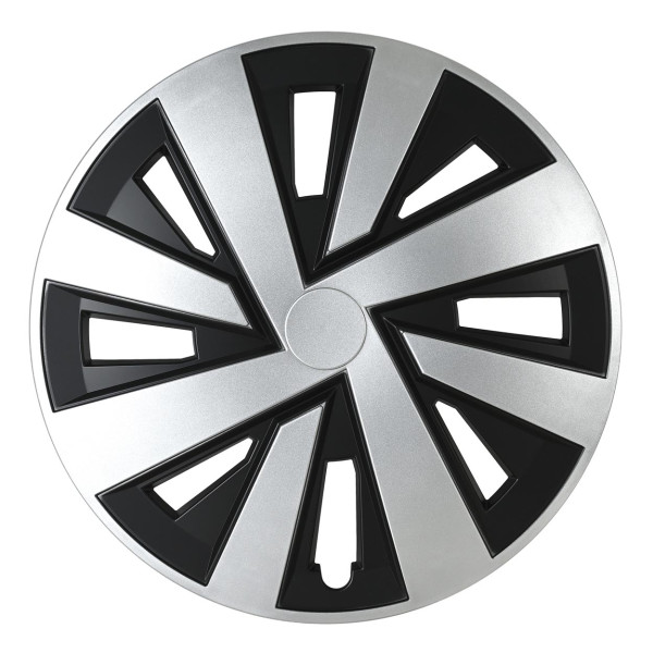 Wheel cover 1 pc. PLUTON, black and silver 16" Wheel cover 1 pc. PLUTON, black and silver 16"