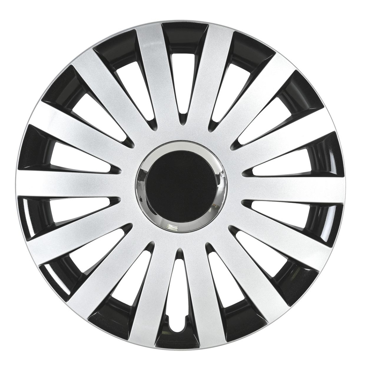 Wheel cover 1 pc. SAIL, black and silver 15"