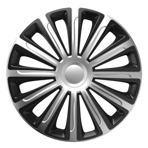 Wheel cover 1 pc. Trend, black and silver 16"