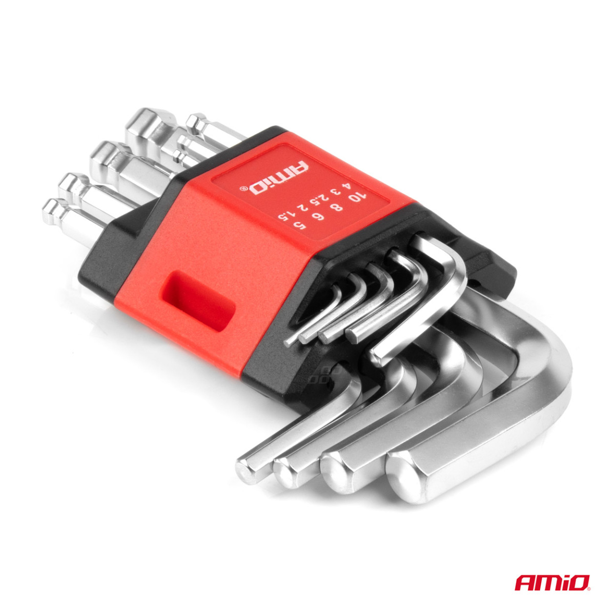 Short HEX keys, 9 pcs., CR-V AMIO-01041