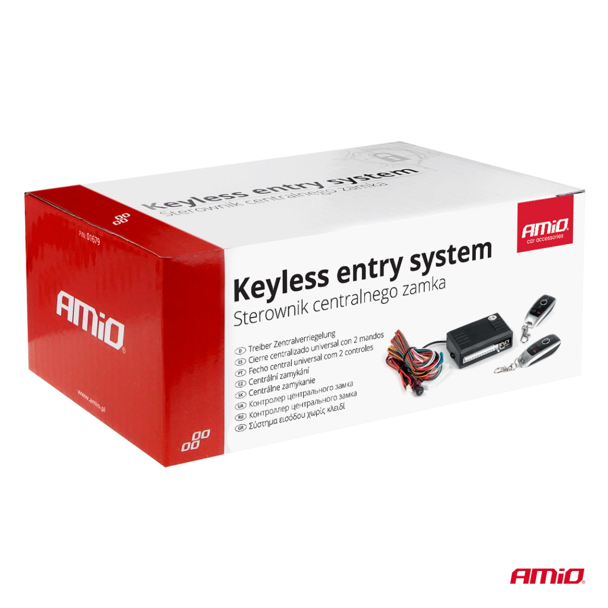 Central locking control kit with remote controls KE14 (Keyless Entry) AMIO-01679