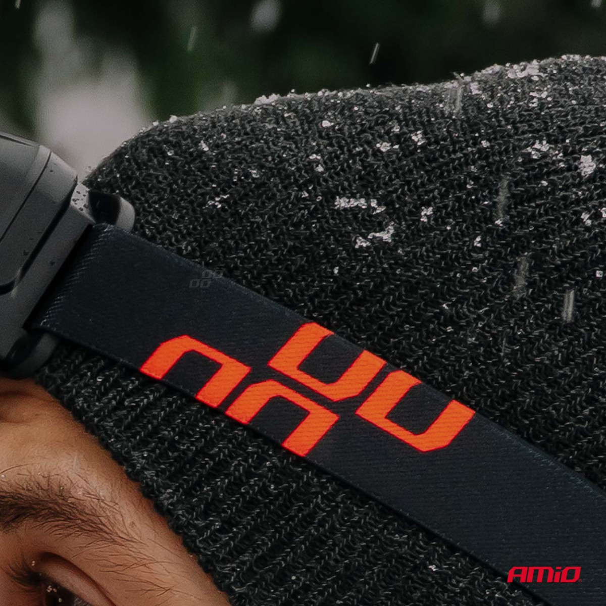 Rechargeable LED headlamp COB with motion sensor, 1800 mAh AMIO-04666