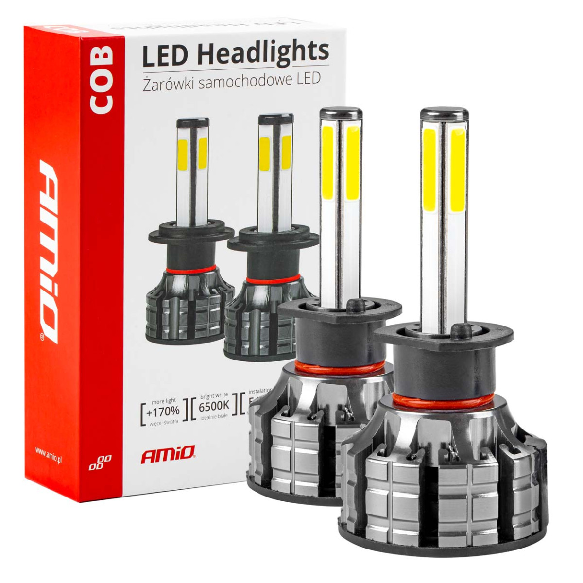 LED headlight bulbs COB Series H1 AMiO-02842