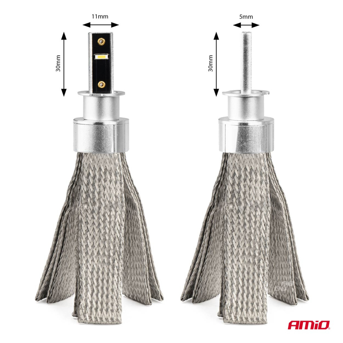 LED headlight bulbs FLEX+ Series H3 canbus 6000K 12-24V AMIO-03656