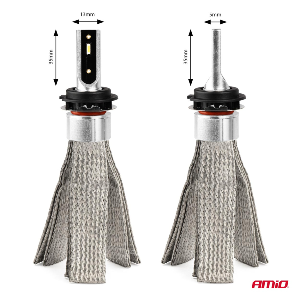 LED headlight bulbs FLEX+ Series H7-6 canbus 6000K 12-24V AMIO-03662
