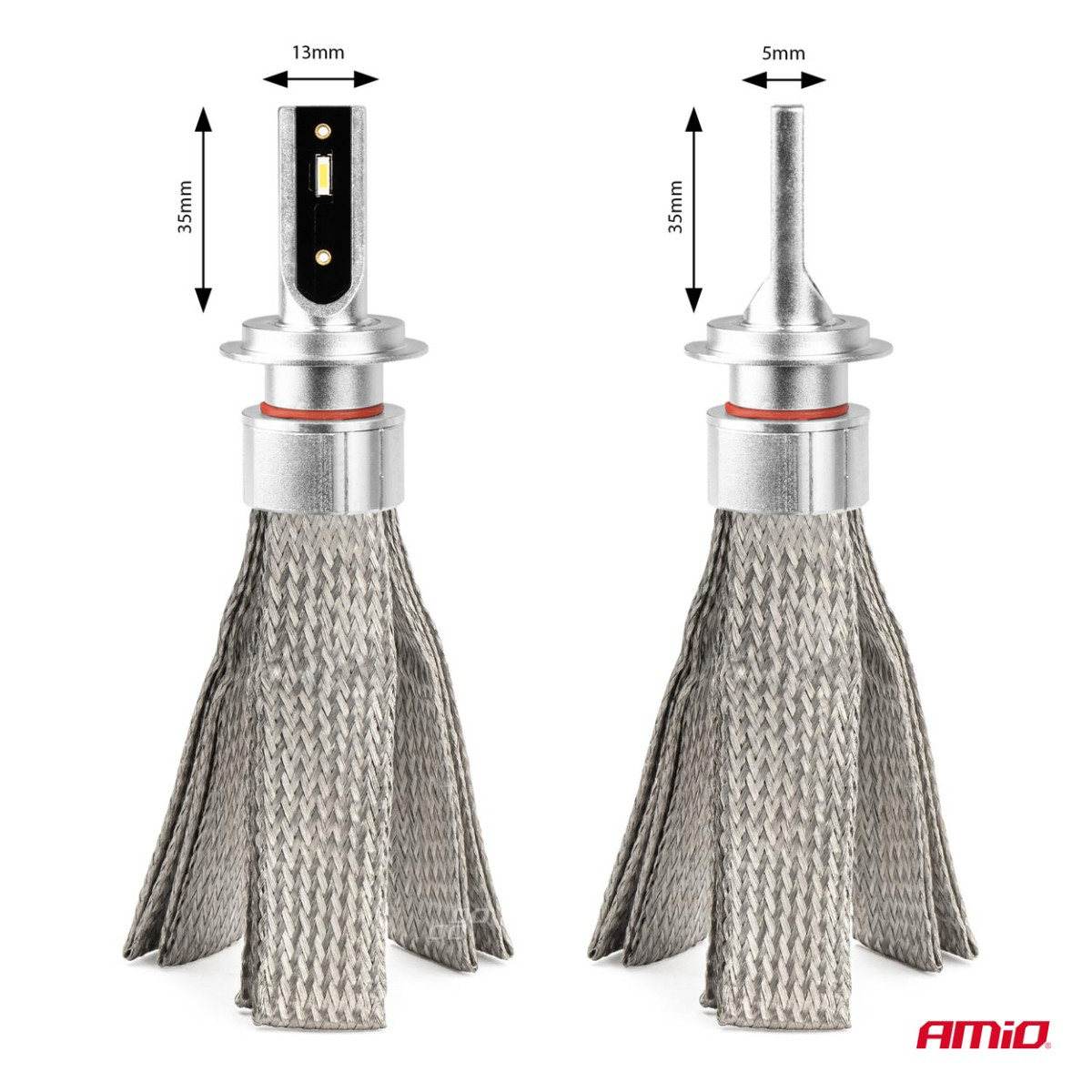 LED headlight bulbs FLEX+ Series H7 canbus 6000K 12-24V AMIO-03659