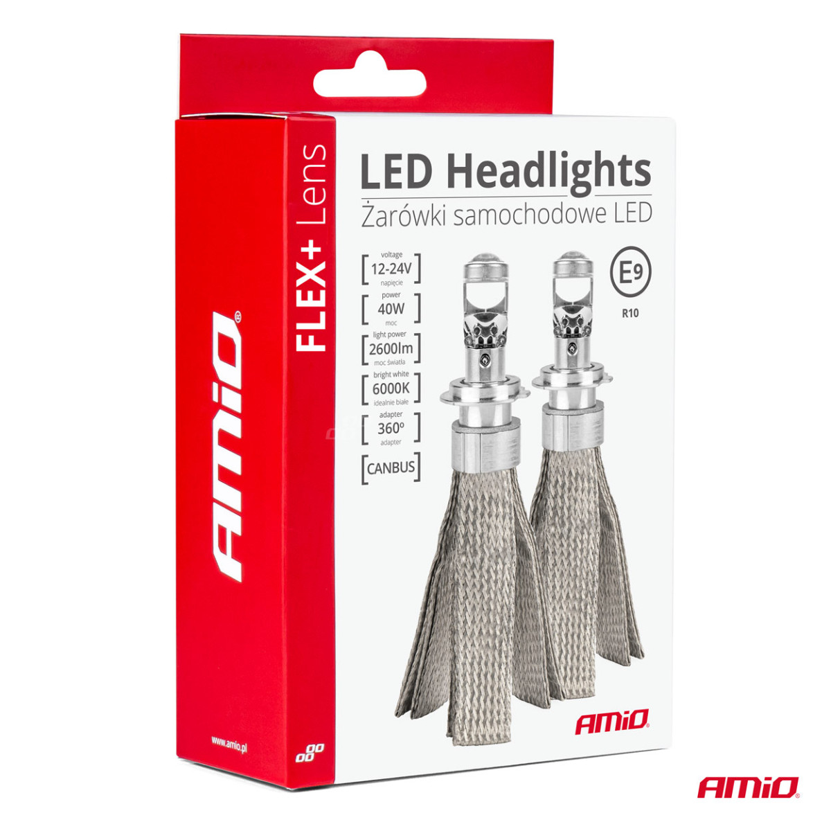 LED headlight bulbs FLEX+ Series H7 Lens AMiO-03660