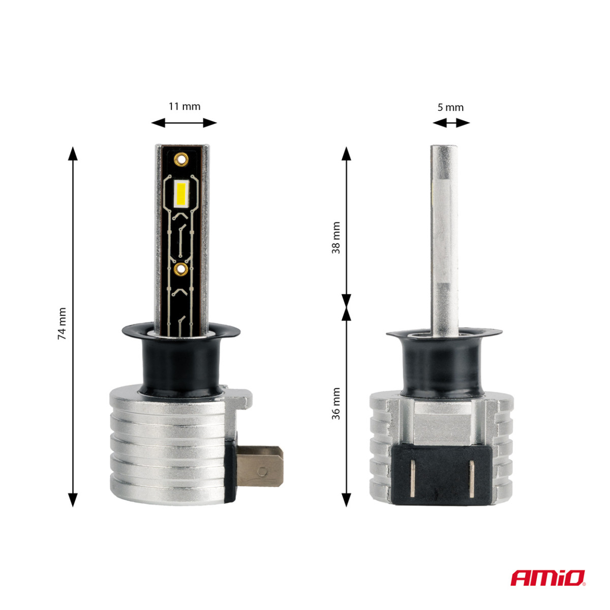LED headlight bulbs H-mini Series H1 AMiO-03329