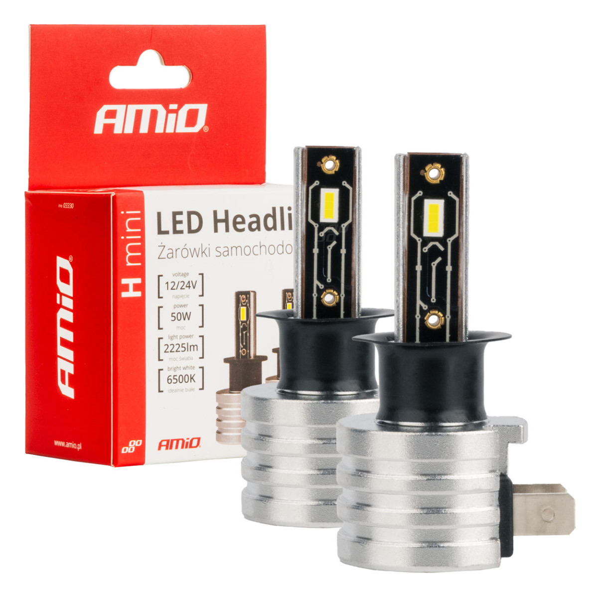 LED headlight bulbs Series H3 AMiO-03330
