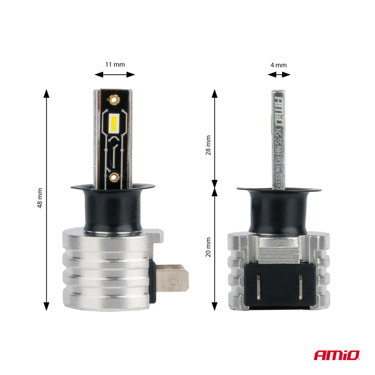 LED headlight bulbs Series H3 AMiO-03330