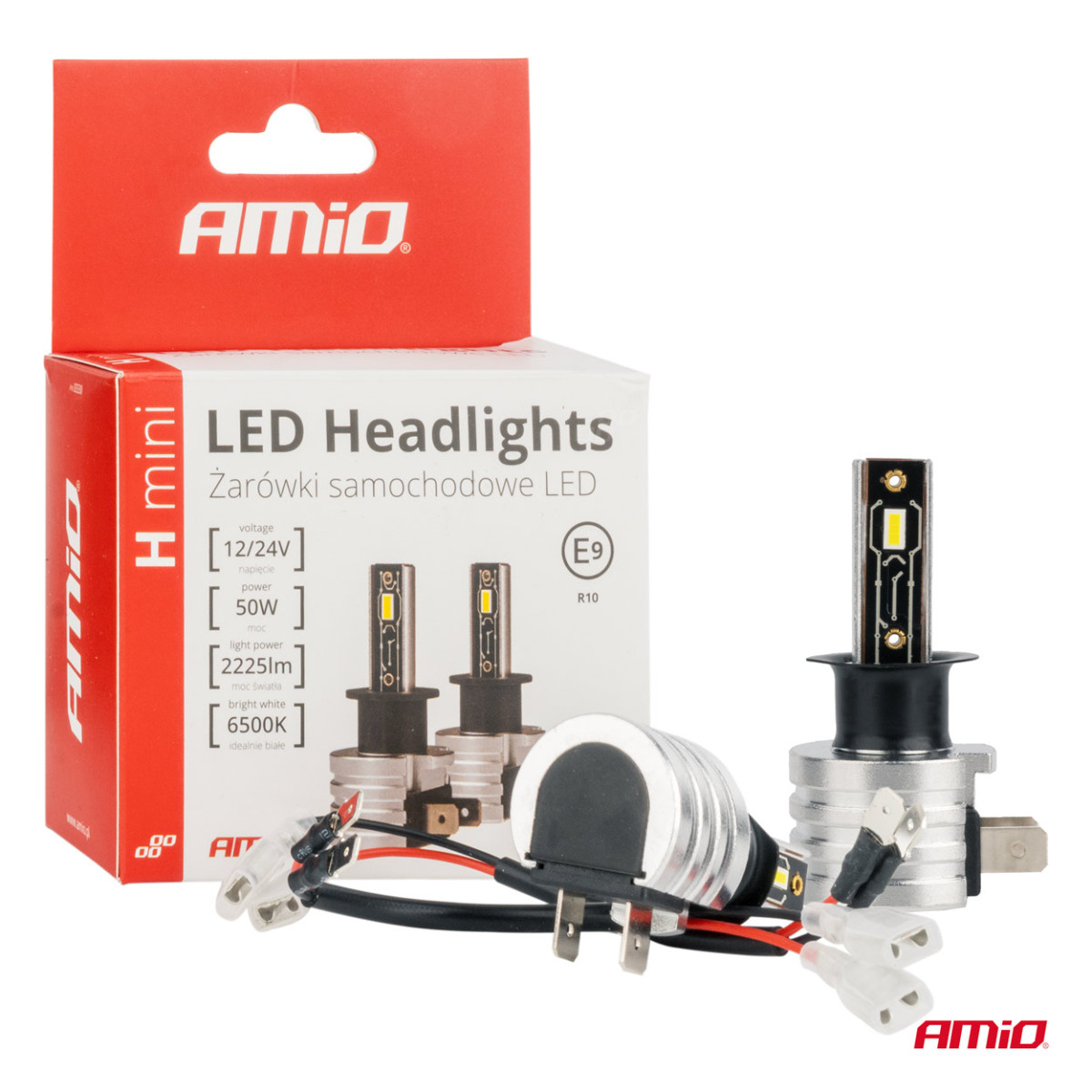 LED headlight bulbs Series H3 AMiO-03330