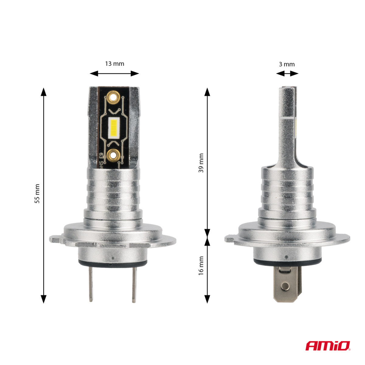 LED headlight bulbs H-mini Series H7/H18 AMiO-03332