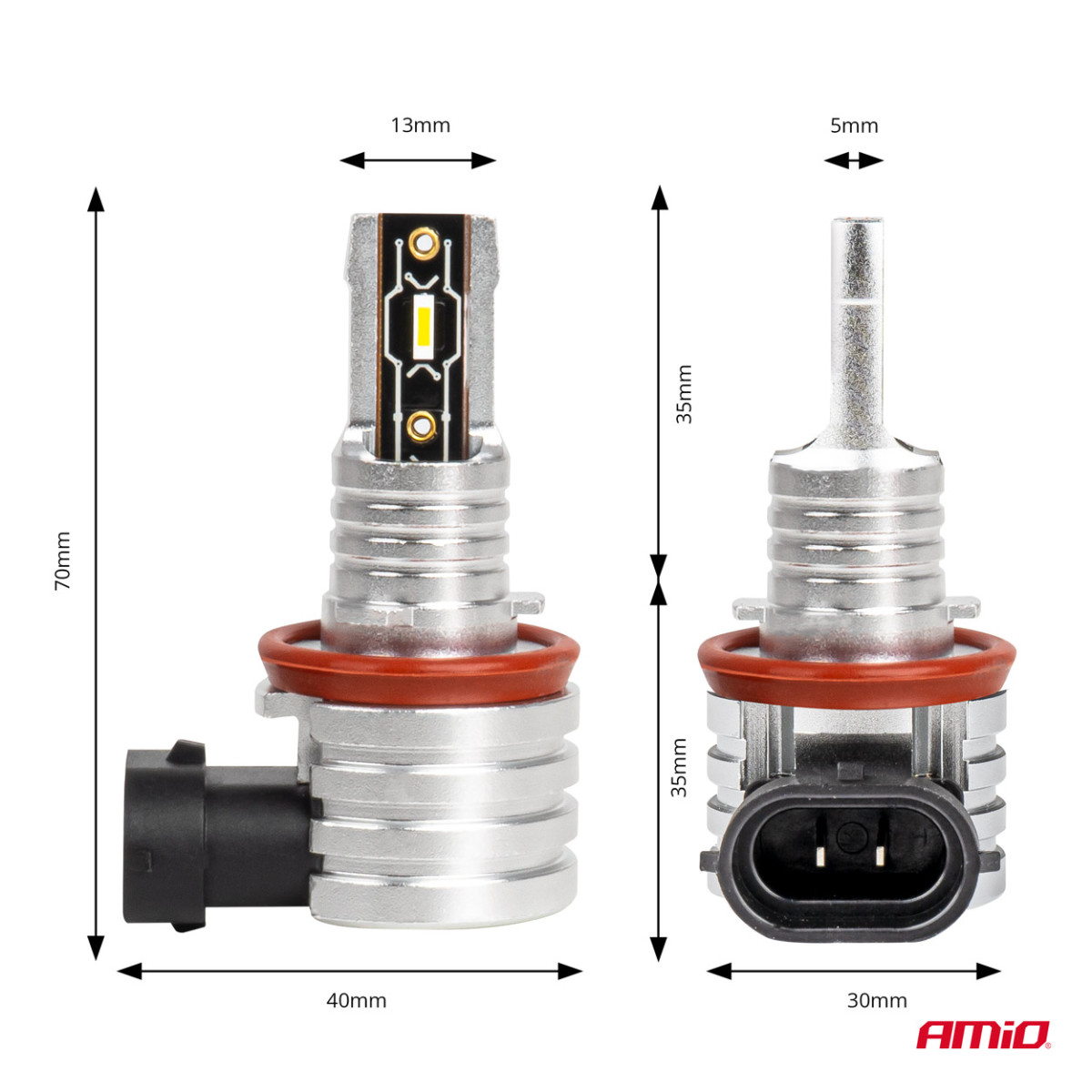 LED headlight bulbs H-mini Series H8/H9/H11/H16 AMiO-03333