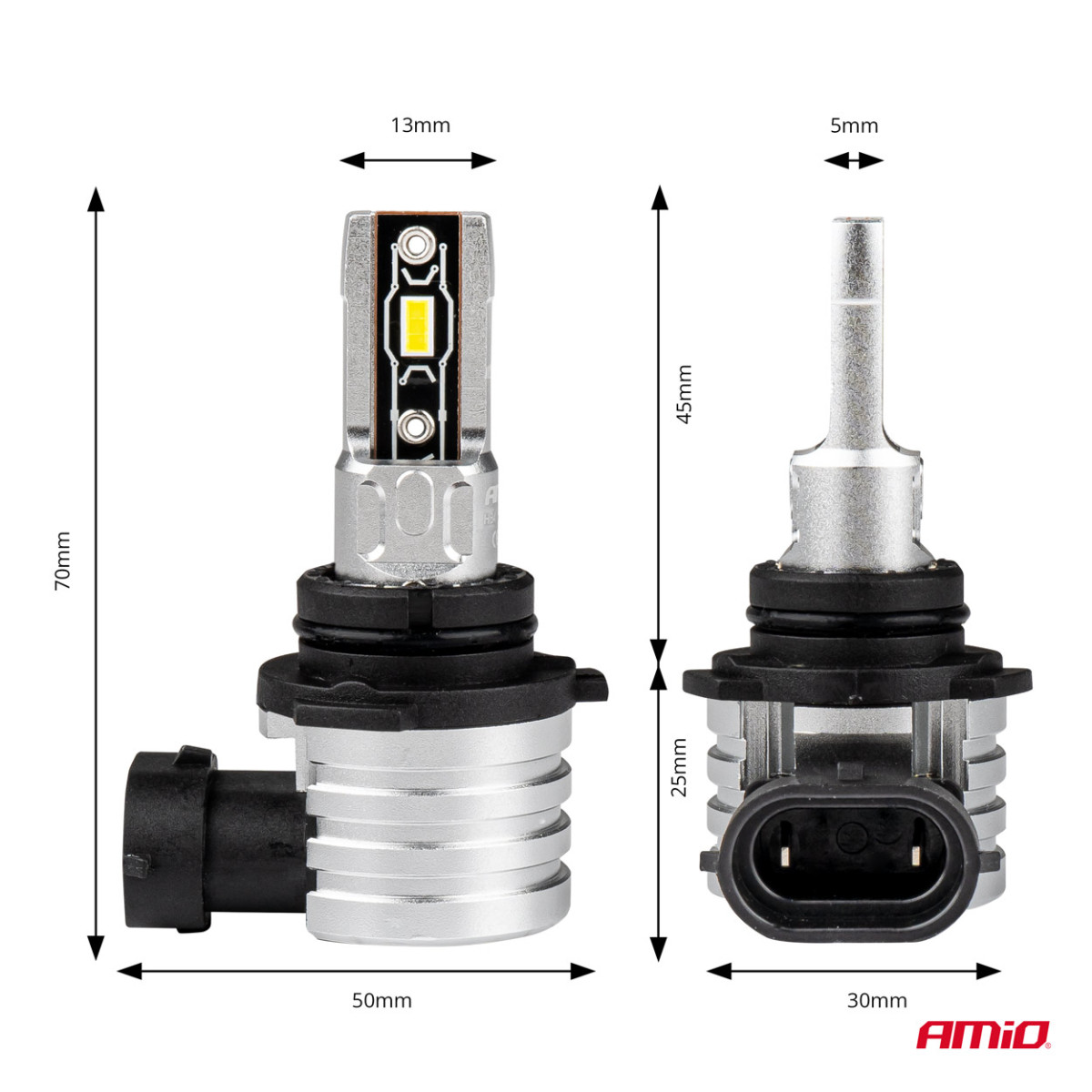 LED headlight bulbs H-mini Series HB4 9006 AMiO-03335