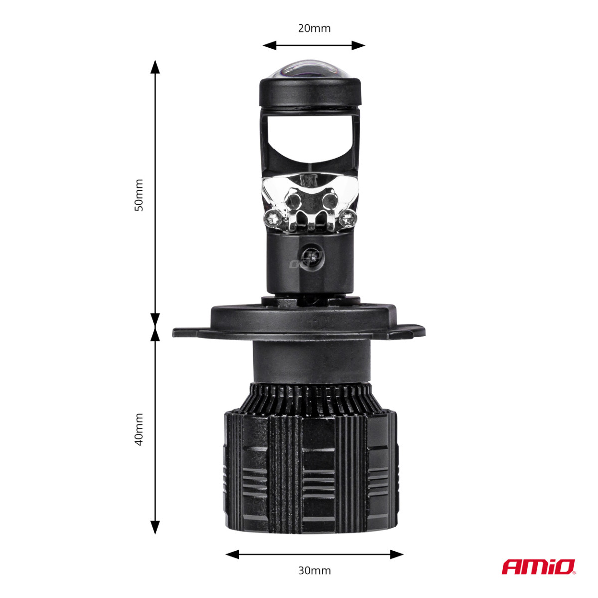 LED headlight bulbs H4 PL Lens Series AMiO-03667