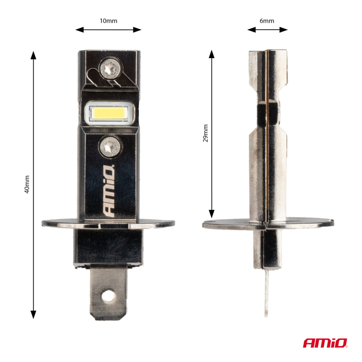 LED headlight bulbs Hybrid series H3 6000K Canbus 60W AMIO-04113