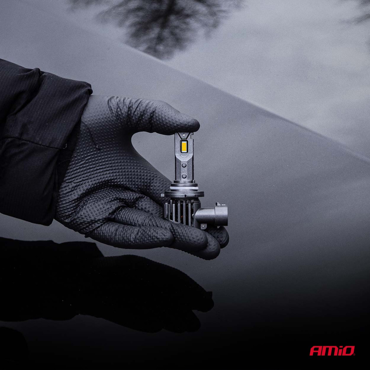 LED headlight bulbs F25 SILVER FULL CANBUS HB4 9006 52W 12V 24V AMIO-04707