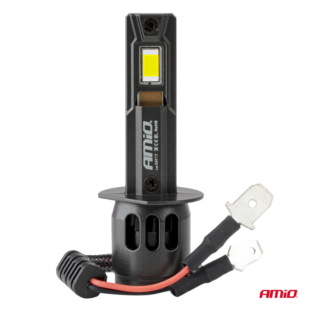 LED headlight bulbs Series F25 PRO BLACK FULL CANBUS H1 68W 12V 24V AMIO-04717