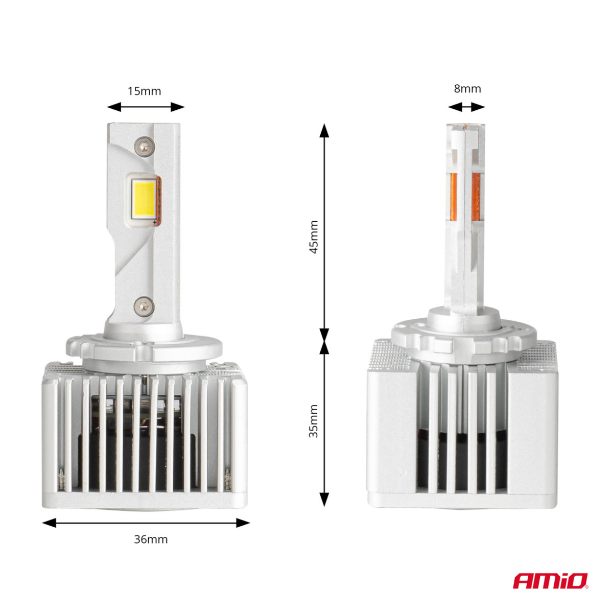 LED headlight bulbs X AllinOne Series D1S D3S D8S canbus 6000K AMIO-03669