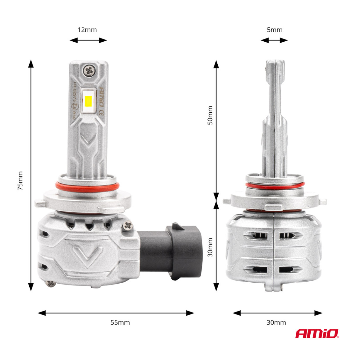LED headlight bulbs X2 Series HB3 9005/HIR1 9011/H10 AMiO-02975