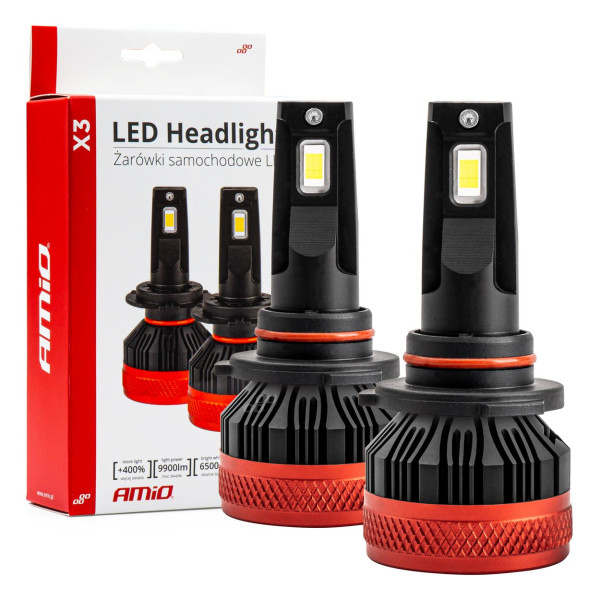 LED headlight bulbs X3 Series HB4 9006 AMiO-02983