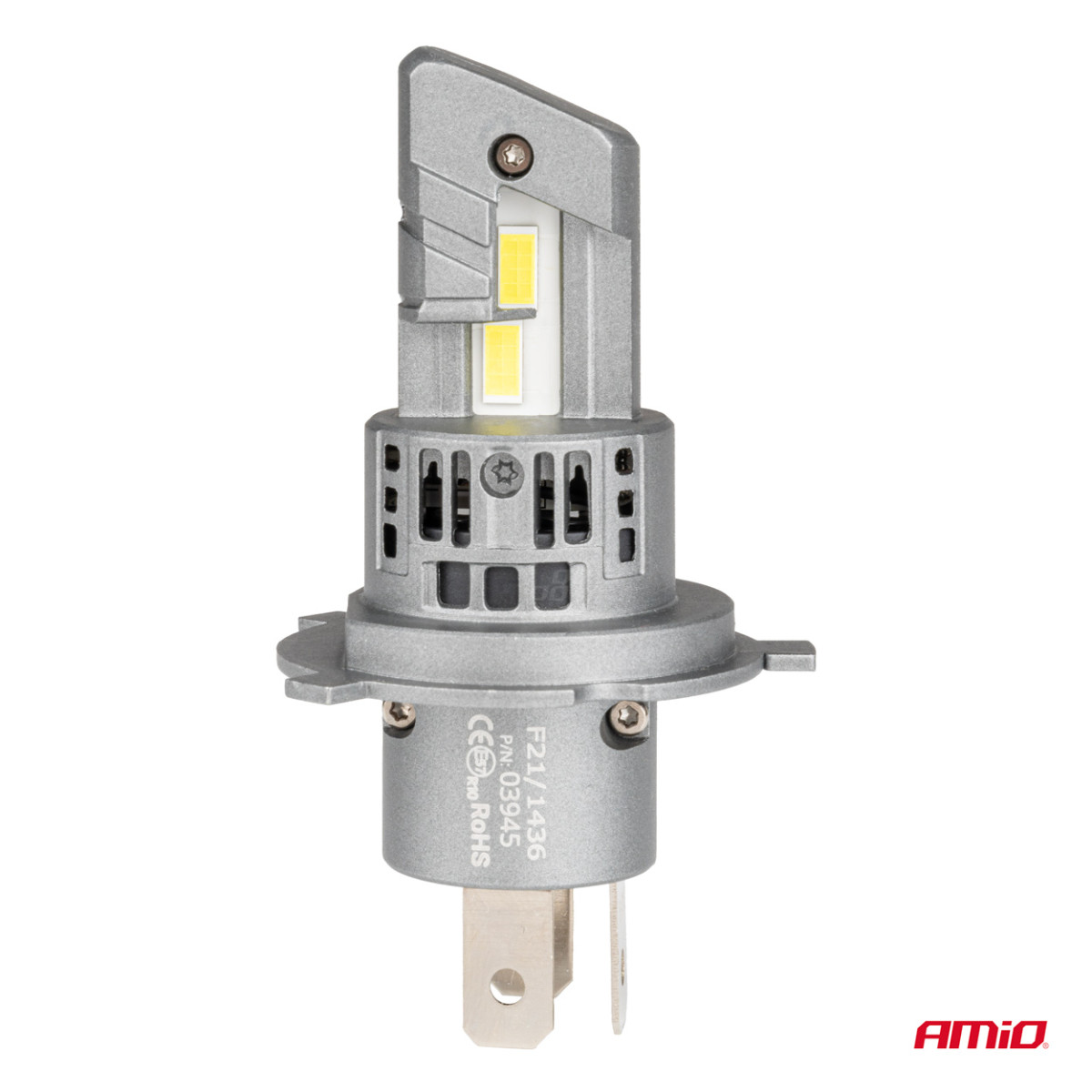LED headlight bulbs X5-series WINGER H4 6000K max 50W AMIO-03945