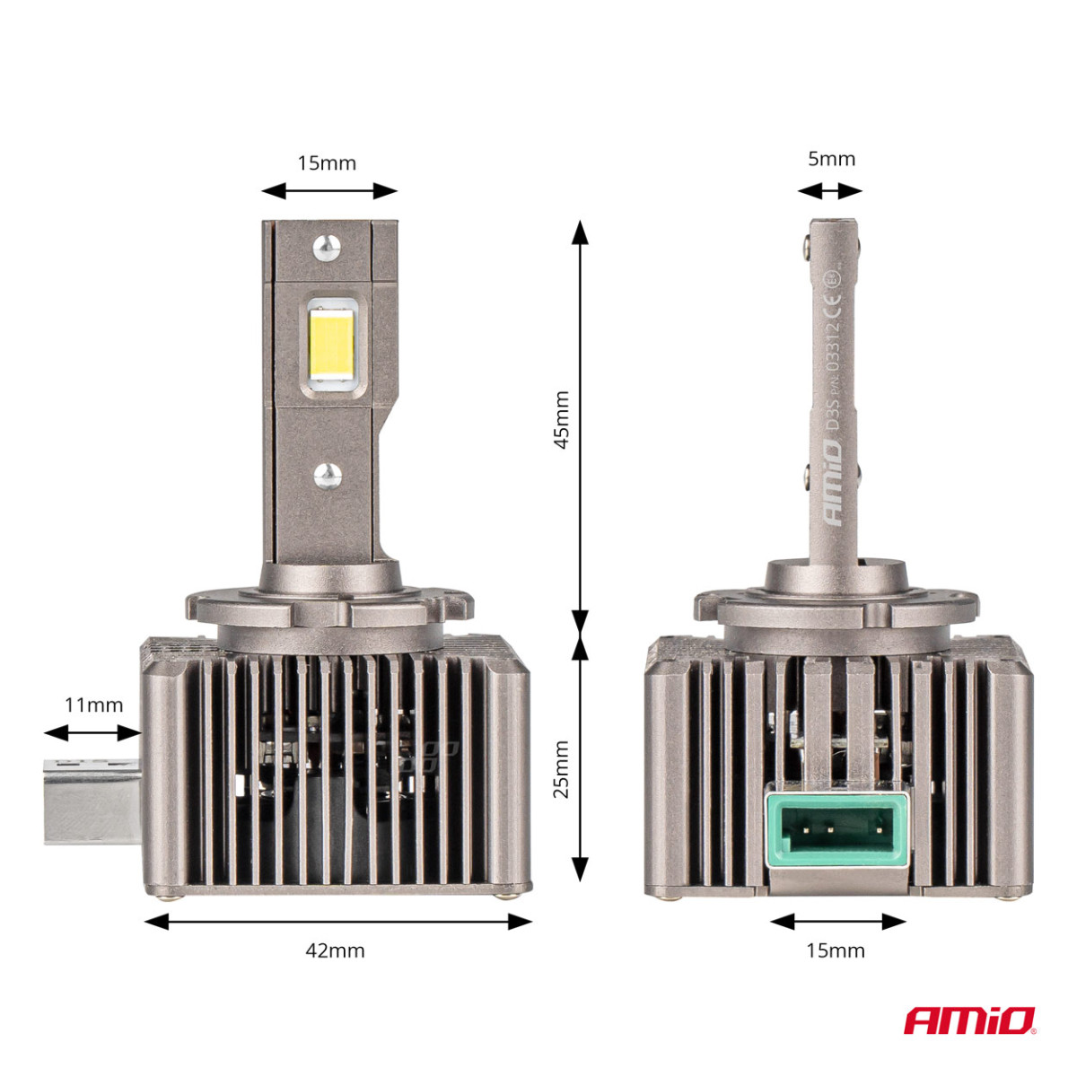 LED headlight bulbs XD Series D3S AMiO-03312