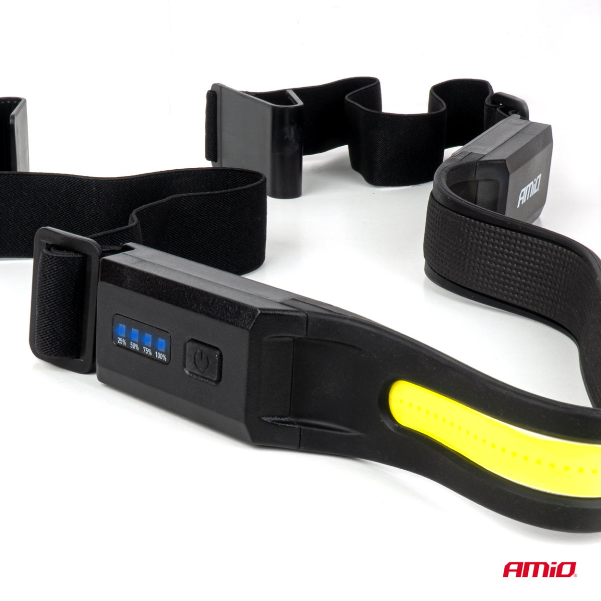 Magnetic COB work light with flexible strap, 4000 mAh, AMIO-04941