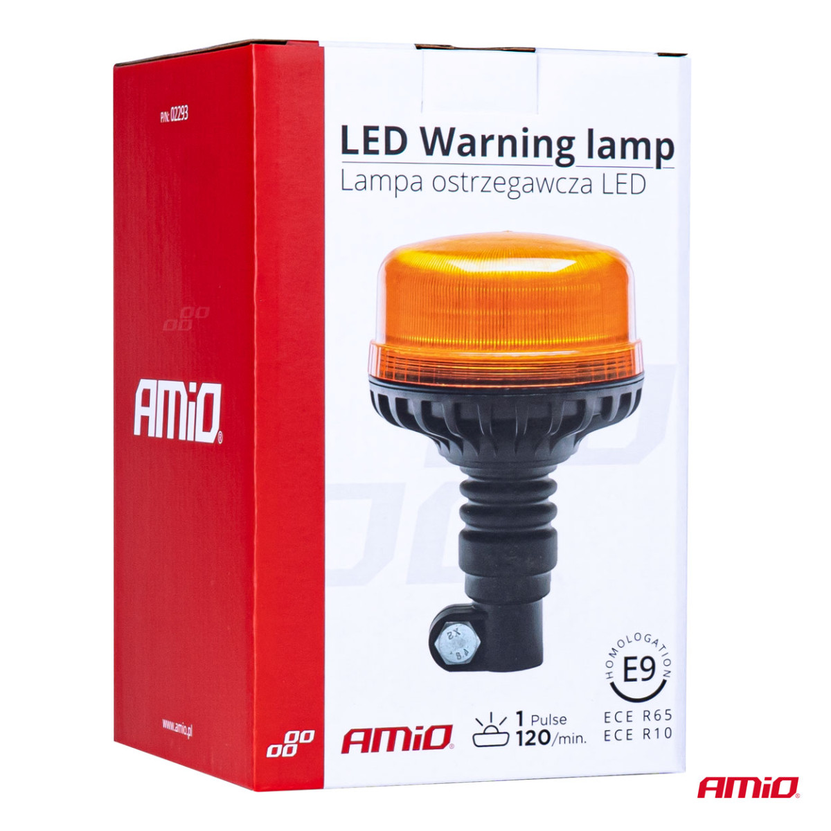 LED warning light 36 LED flex R65 R10 12V 24V W03p AMIO-02293