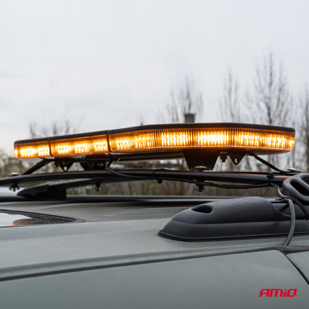 LED warning light 132 LED 965mm AMIO-03343