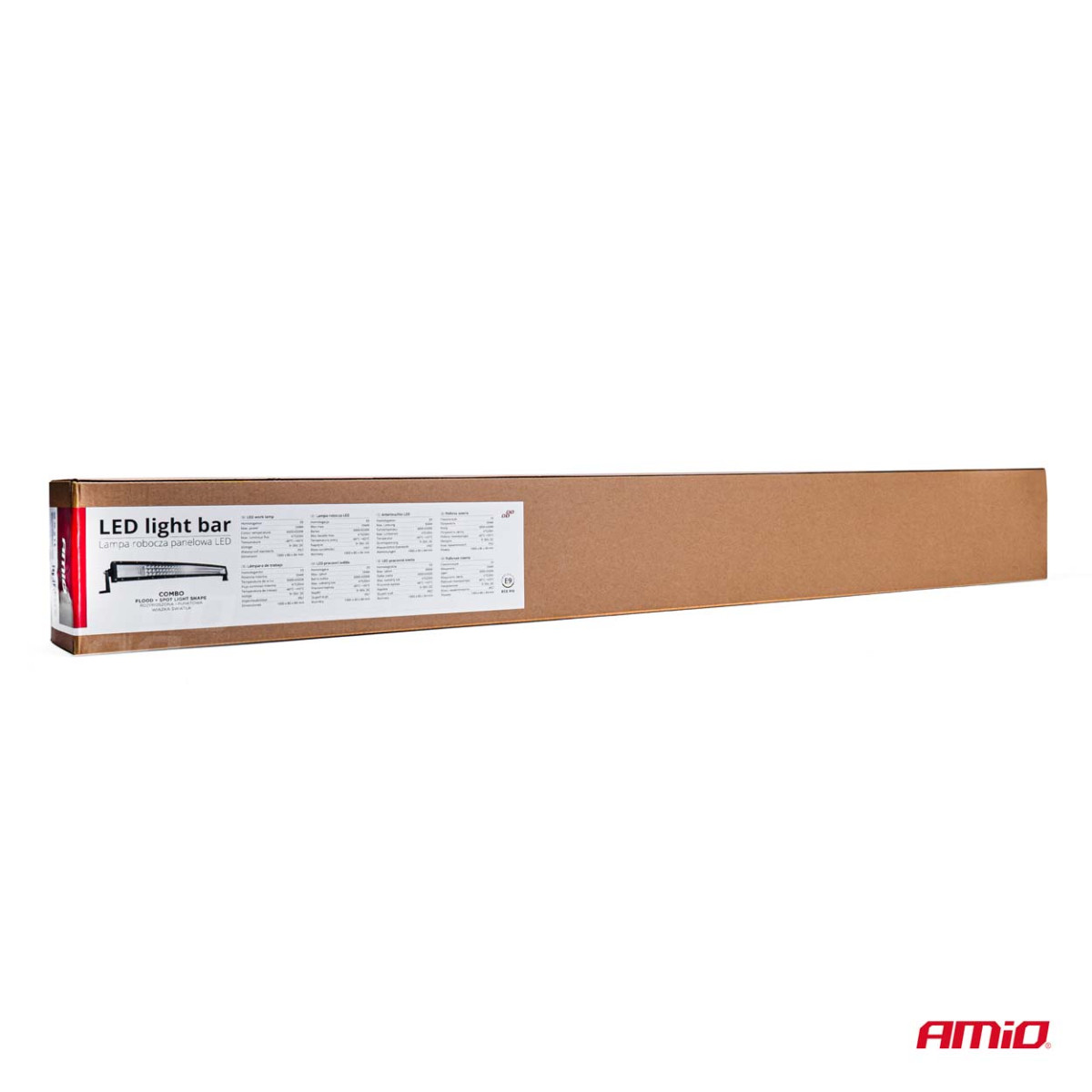 LED panel work lamp SLIM, curved, 130 cm, 9-36V, AWL47
