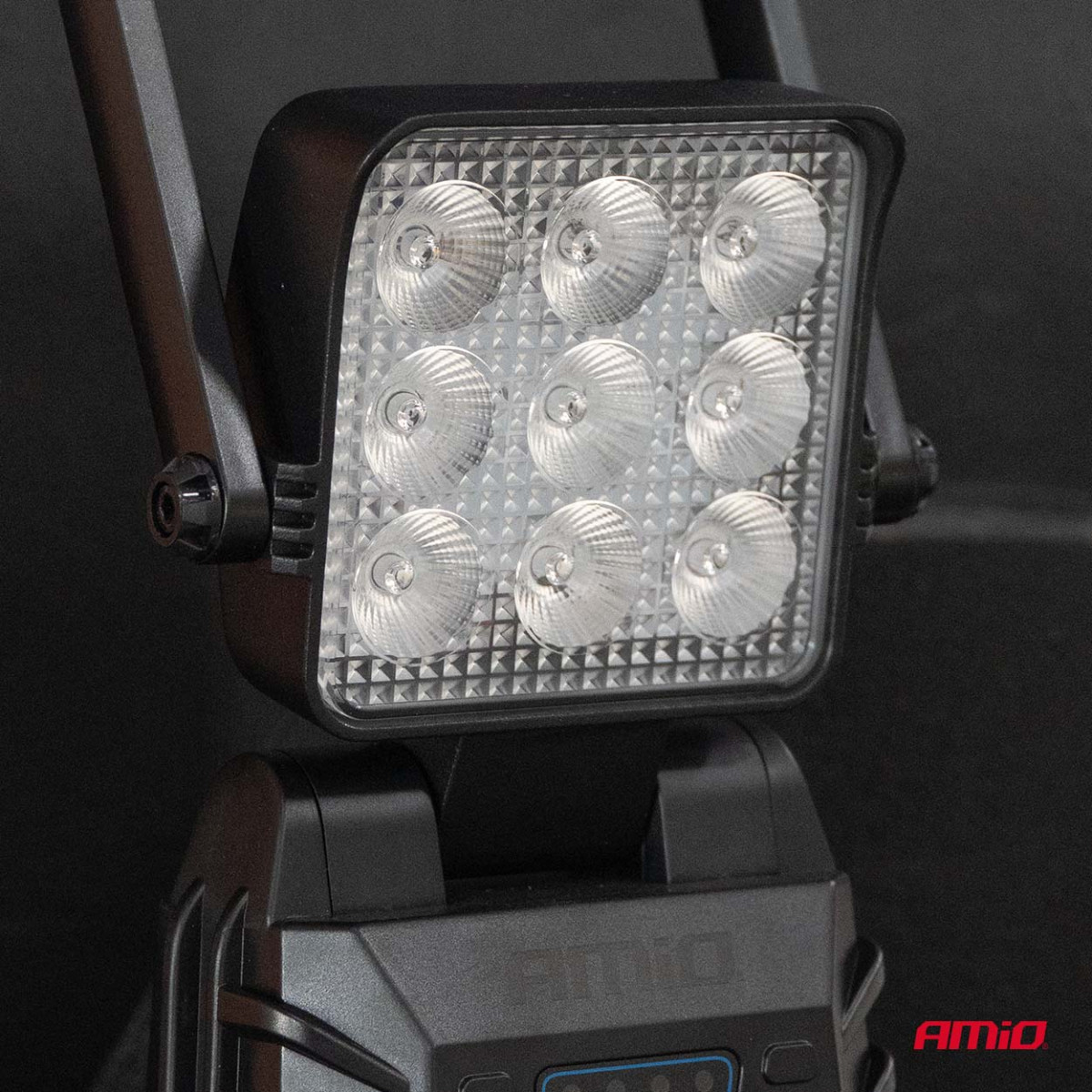 Portable LED work and warning lamp 15W (BATT) AMIO-04865