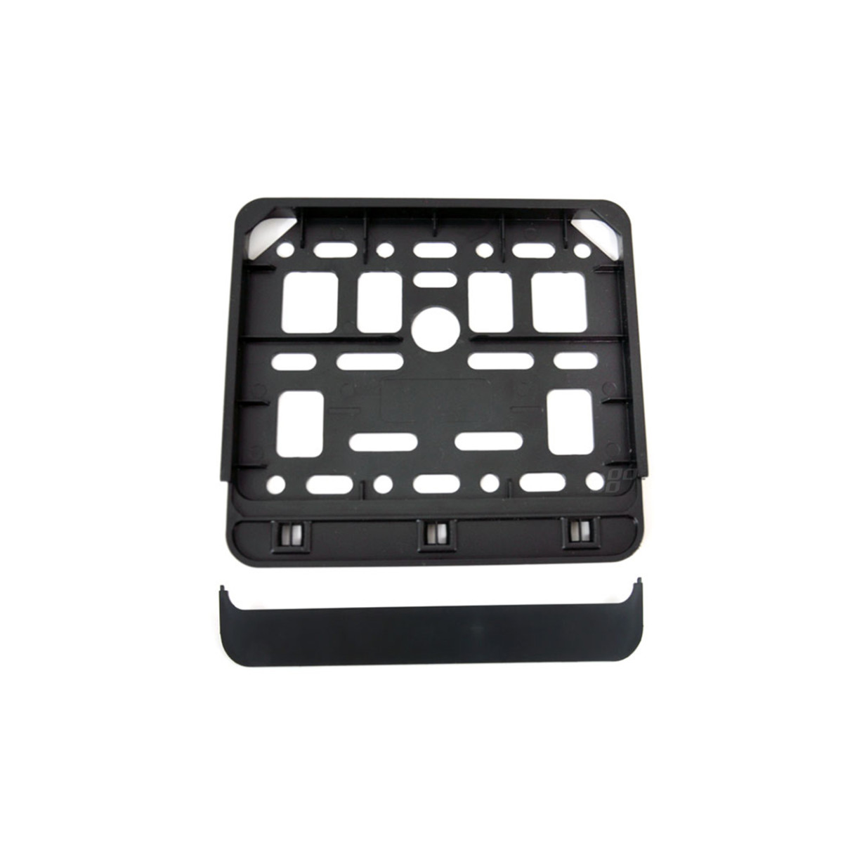 Scooter license plate holder – black, AMIO-01169