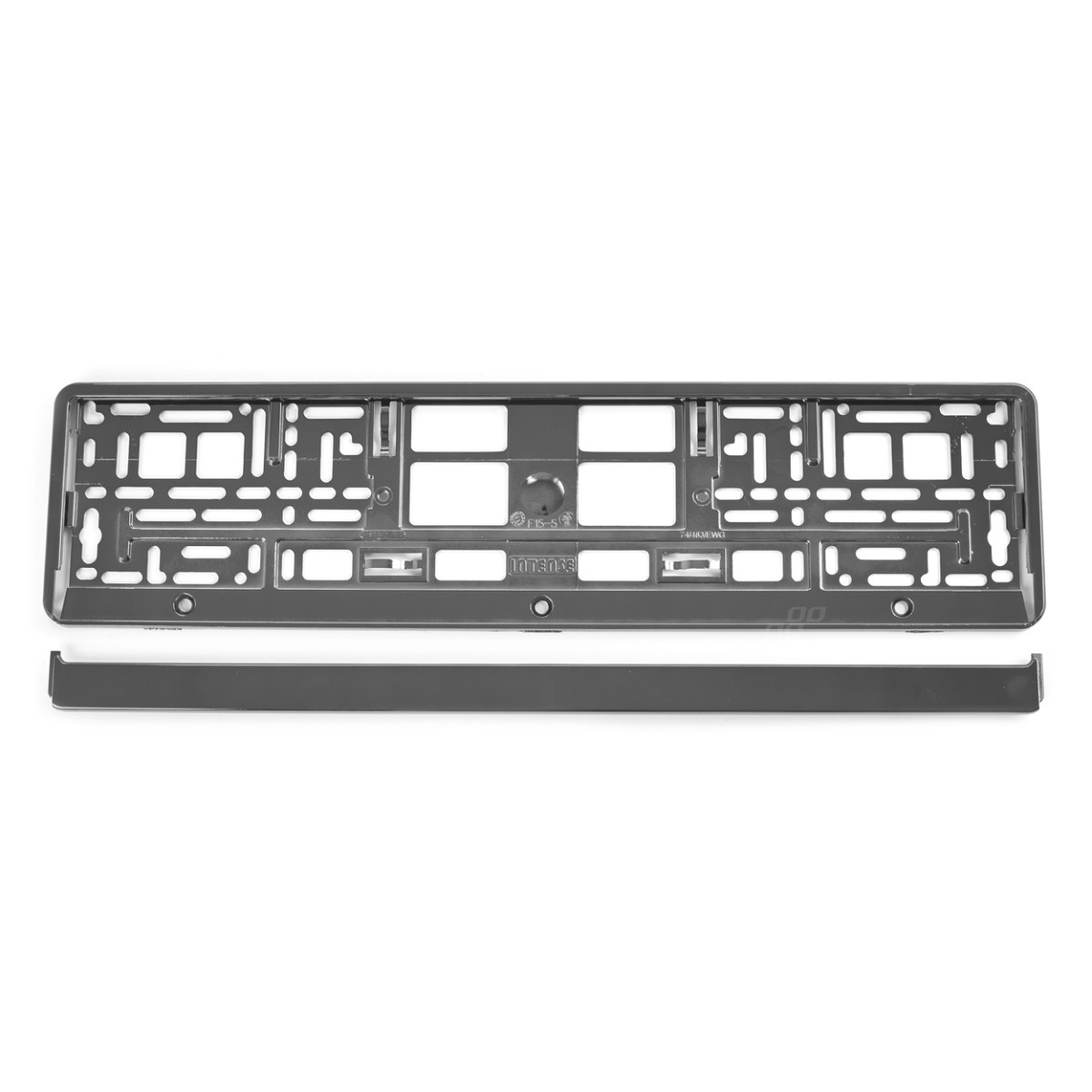 License plate holder – metallic graphite, AMIO-03173