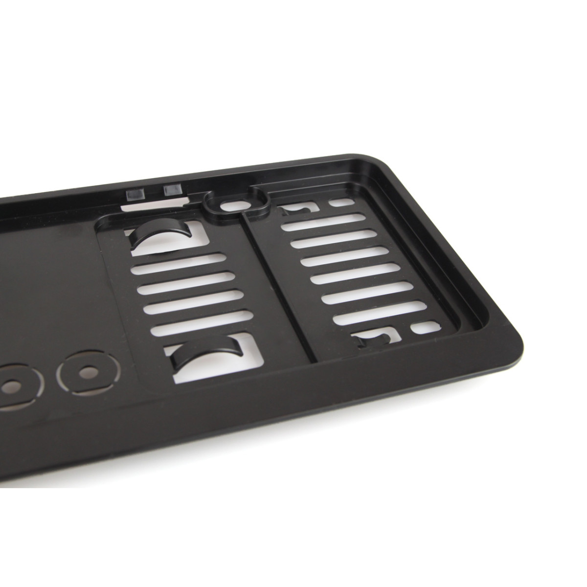 Small license plate holder – black, USA, AMIO-02108