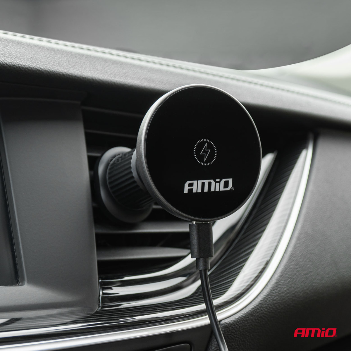 Magnetic phone holder with wireless charger 15W My Mag AMIO-03773