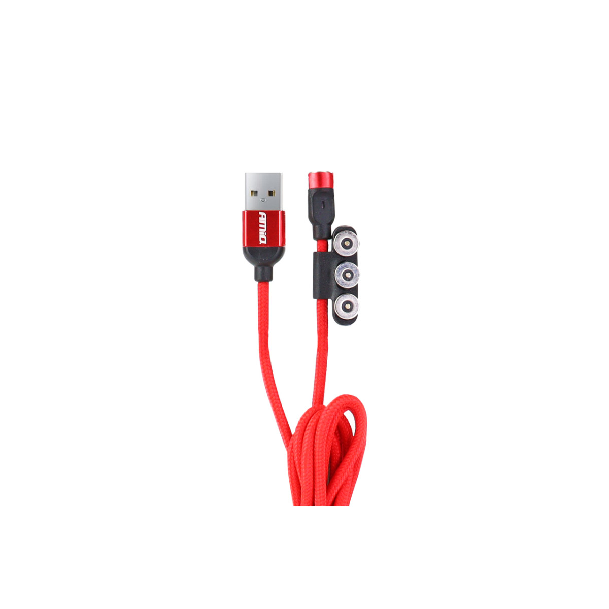 Magnetic USB cable 3 in 1 – Lightning / USB-C / micro USB 1 m UC-08 AMIO-02522