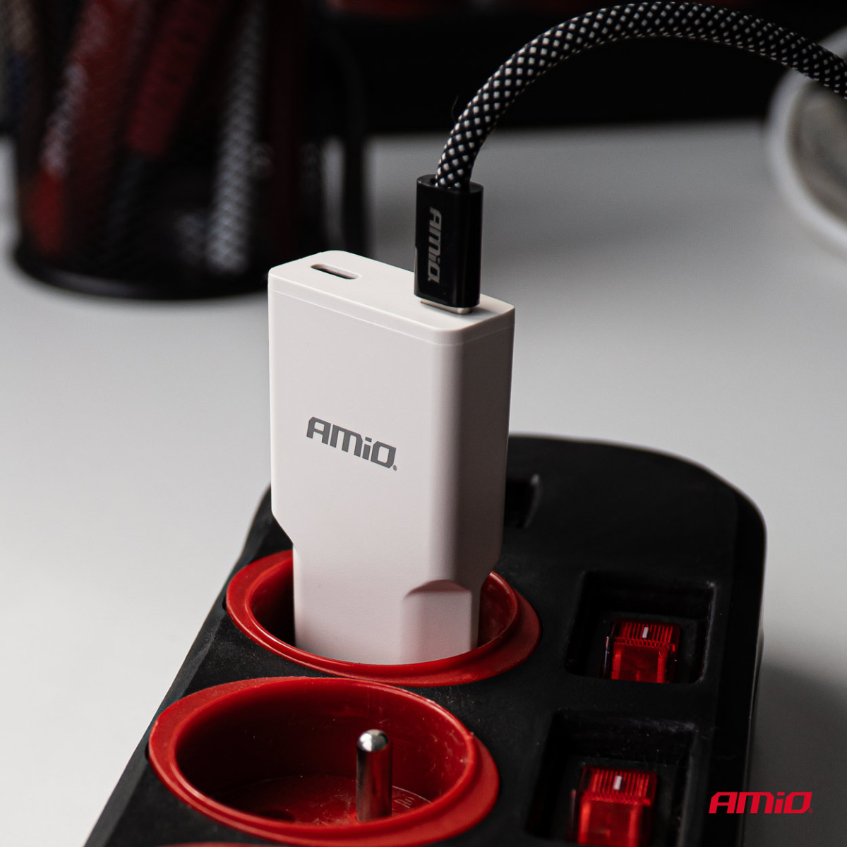 Magnetic USB-C – USB-C cable 60W 200 cm AMIO-04841