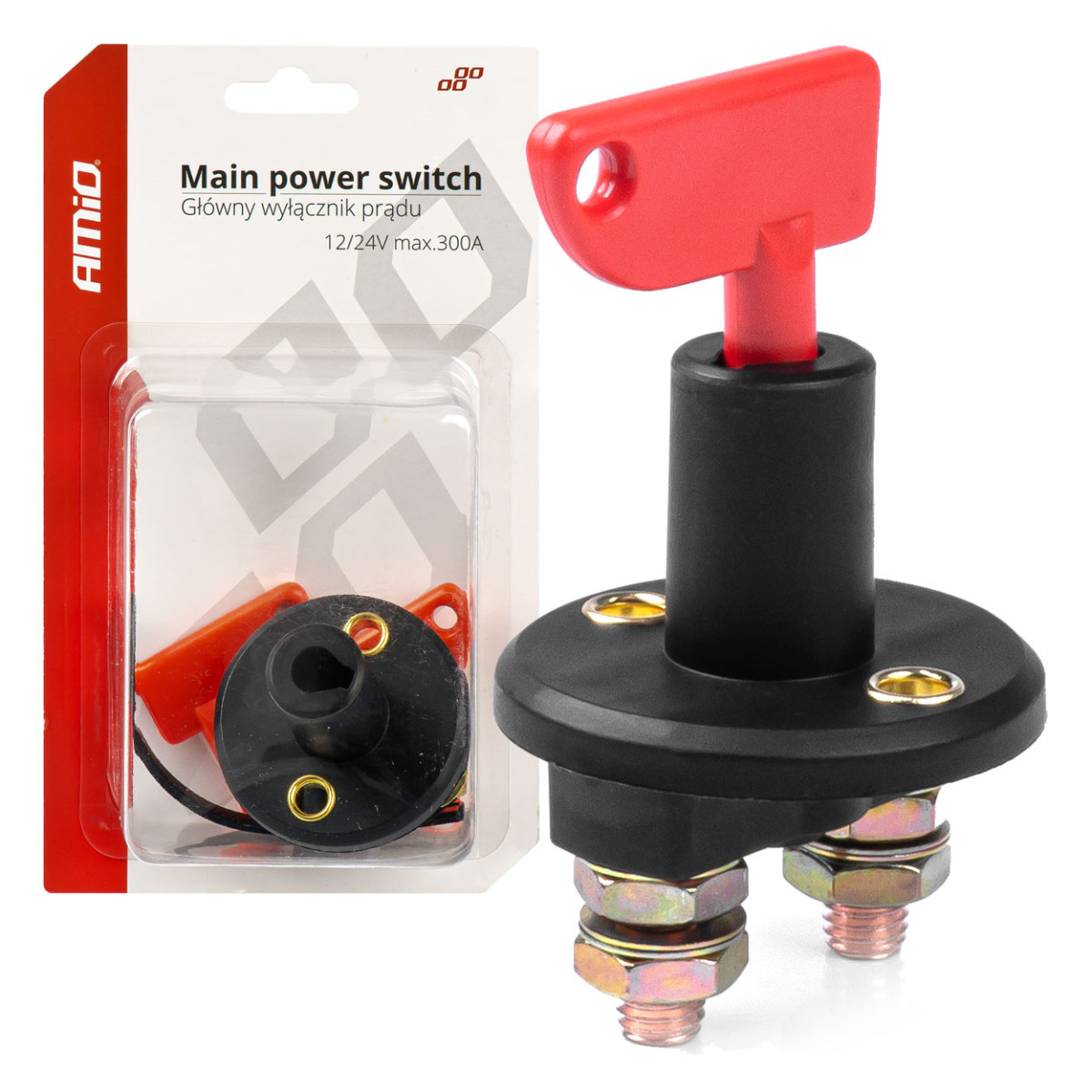 Main battery switch 12/24V max 150A, 300A, AMIO-03023